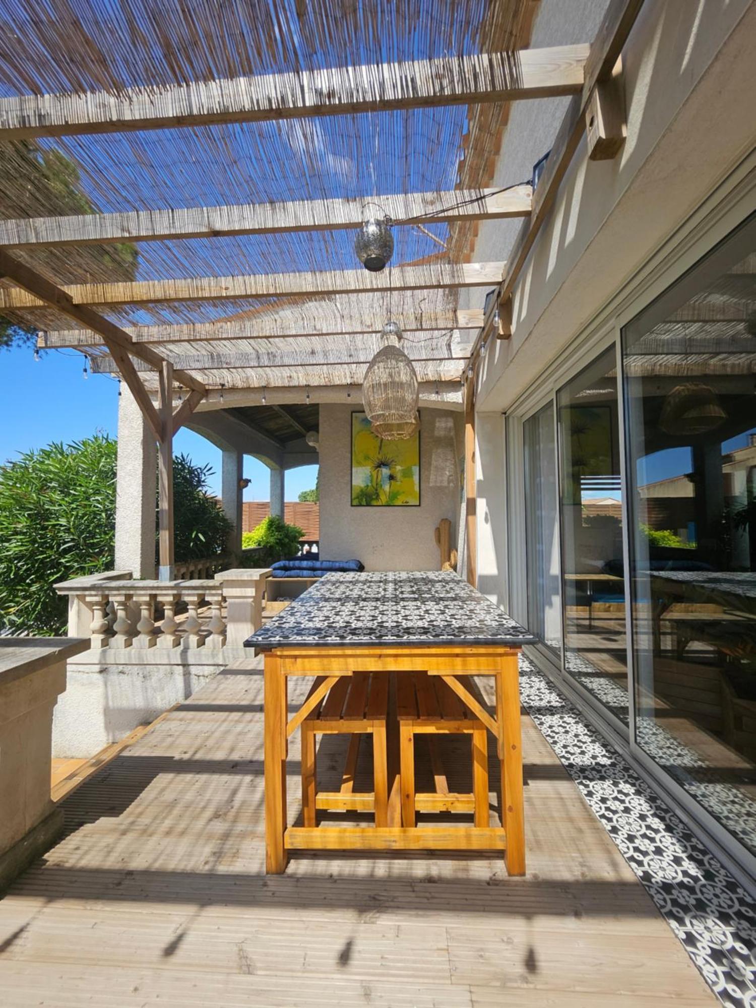 Belle Villa Lespignan ภายนอก รูปภาพ